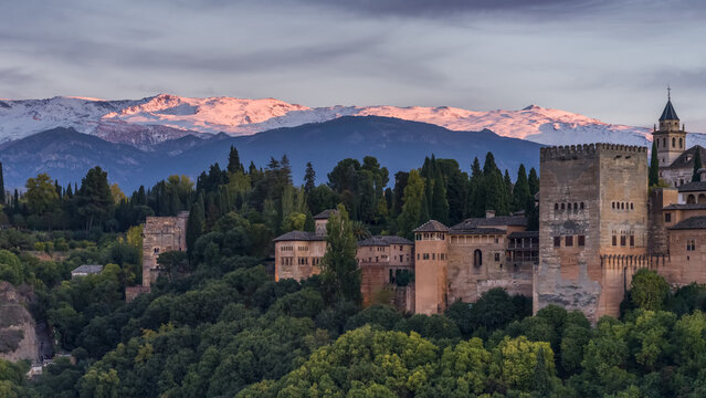 The Alhambra, a palace and fortress complex; Granada, Spain