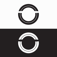 Circle vector logo 6template design . icon logo . silhouette logo 