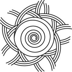 Contemporary floral shapes with leaves, Folk style. Mid Century Modern Art design for paper, cover, fabric, interior decor, and other