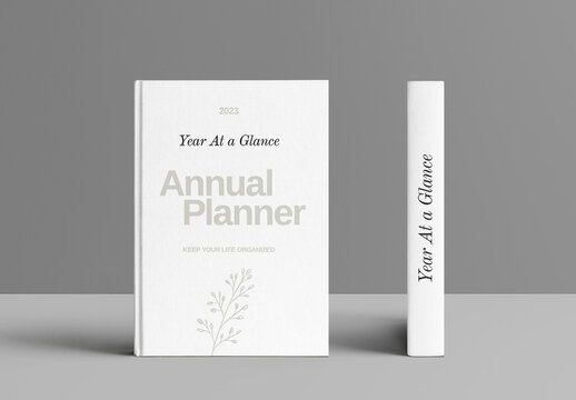 Elegant Annual Planner 2023 Layout