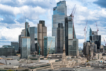 Fototapeta na wymiar new skyline of London