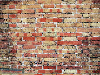Blank old brick wall background
