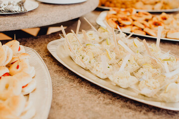 Plateaux de bouchées apéritives