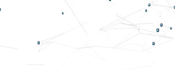 Abstract futuristic - technology with polygonal shapes on dark blue background.