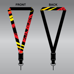 Lanyard Template Design For Company Purposes And More