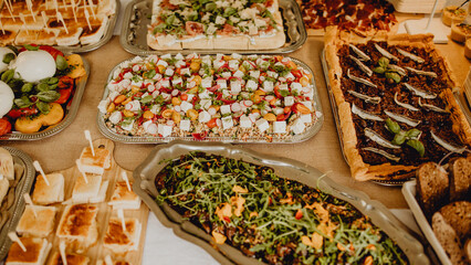 Le grand buffet pour le déjeuner