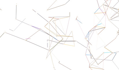 Abstract network of physical devices on the Internet using a network connection