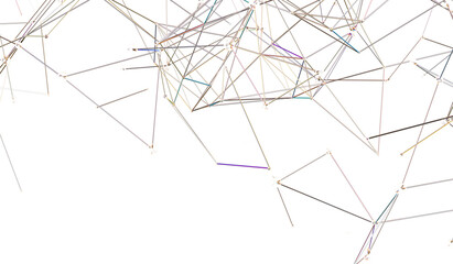 network structure - abstract design connection