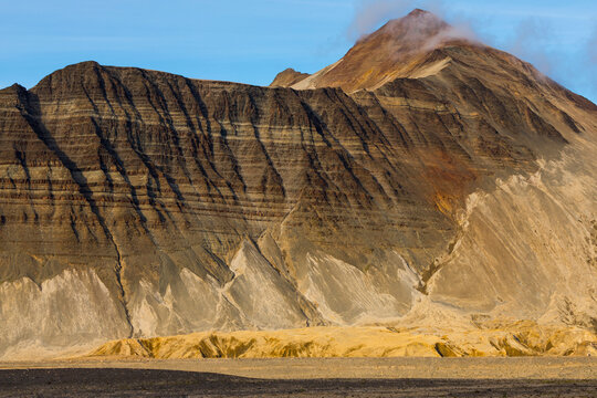 Wedge Mountain, Valley of Ten Thousand Smokes, Katmai National Park and Preserve, Alaska, USA