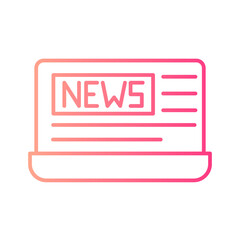 news gradient icon