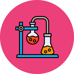Apparatus Multicolor Circle Filled Line Icon