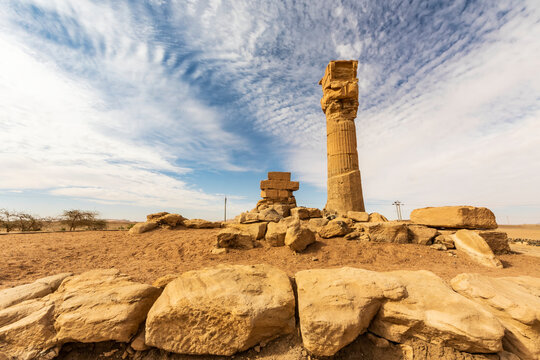 Temple of Queen Tiye, built by Amenhotep III in the 14th century BCE; Sedeinga, Northern State, Sudan