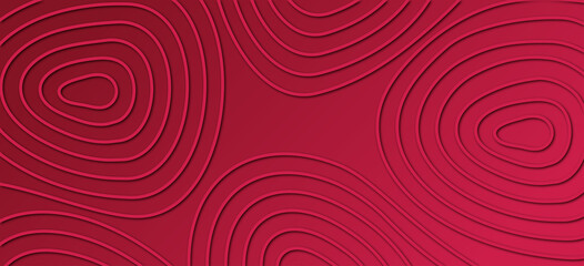 Soft, modern, minimal background design in Pantone color of 2023 Viva magenta with concentric circles. Great for use in presentations, banners, wallpapers, digital ads, book covers, and paper.