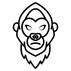 Gorilla Head
