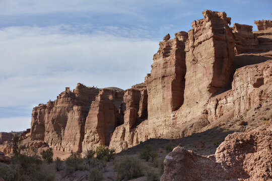Canyon with vulcanic rocks
