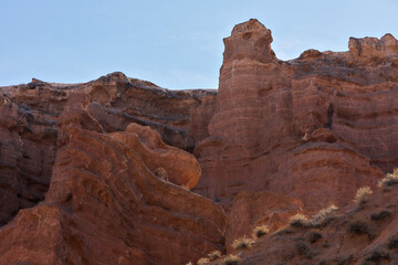 Fototapeta na wymiar Canyon with vulcanic rocks