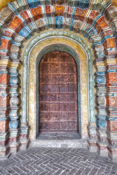 Door, Gate-Church of St John Divine, Kremlin, Golden Ring; Rostov Veliky, Yaroslavl Oblast, Russia