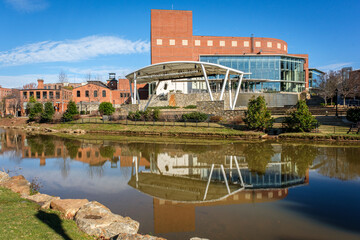 The Peace Center, performing arts center and outdoor ampitheater, in Greenville, South Carolina...