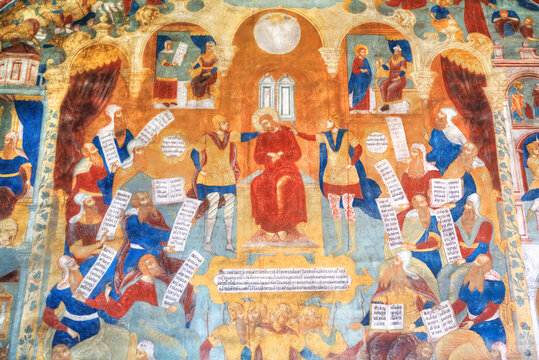 Fresco in the Church of St John the Baptist; Yaroslavl, Yaroslavl Oblast, Russia