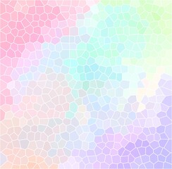 Colorful pastel abstract mosaic pattern background.	