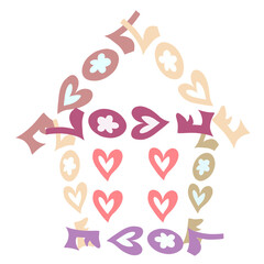 Illustration of a house