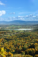 view from the top of the mountain