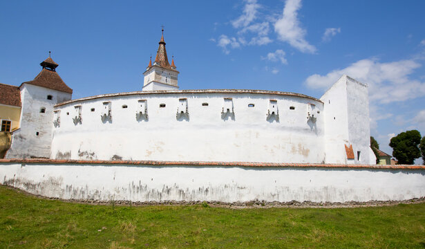 Outer Wall, Harman Fortified Church, 13th Century; Harman, Brasov County, Romania