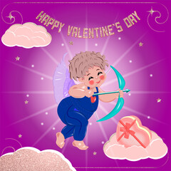 Valentine's day greeting card