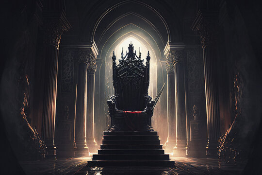 Dark Ages Throne - Generative AI