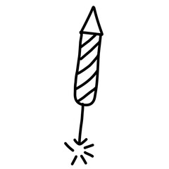 Hand Drawn Party Poppers