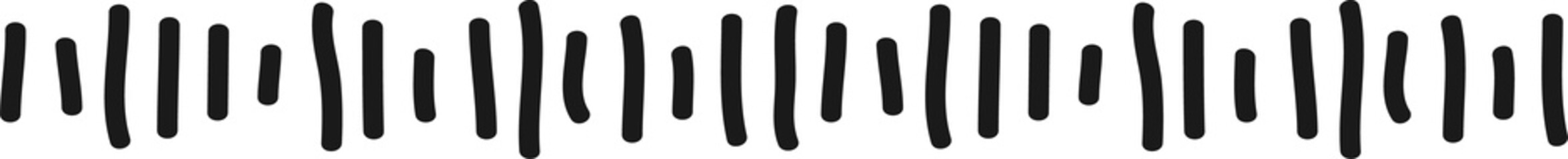 Handdrawn ethnic black border line