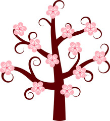 Blossoming tree