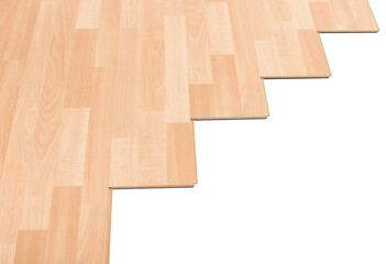 Wood plank brown Laminate floor