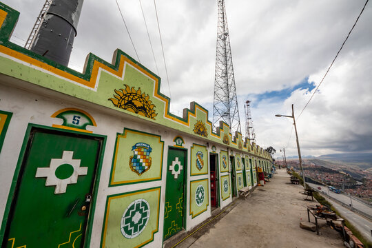 Studios of Yatiri, traditional Aymara community healers; El Alto, La Paz, Bolivia