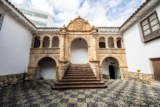 Courtyard of the Ethnography and Folklore Museum; La Paz, La Paz, Bolivia