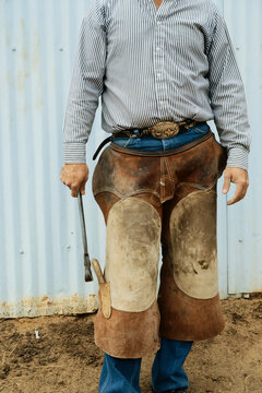 Portrait of Cowboy Blacksmith