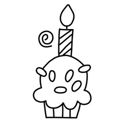 Doodle Party vector icon