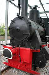Exposition de la vieille locomotive