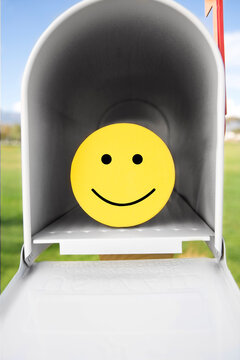 Happy Face in Mailbox