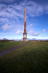 Fototapeta premium Bodmin Cornwall UK 12 21 2022 Gilbert Beacon Obelisk 