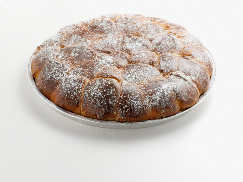 Sweet Dumpling with Powdered Sugar, Studio Shot