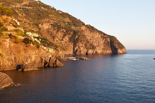 Via dell'Amore, Riomaggiore, Cinque Terre, Province of La Spezia, Liguria, Italy