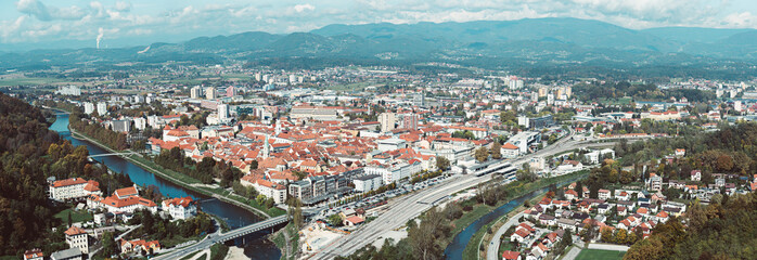 Fototapeta na wymiar Celje city, Slovenia