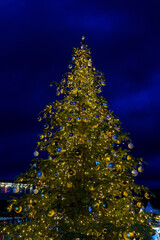 Christmas tree with a wider angle
