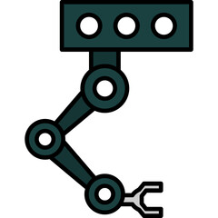 Industrial Robot Icon