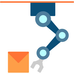 Industrial Robot Icon