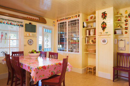 Interior of Rental Cottage in Seaside, Oregon, USA