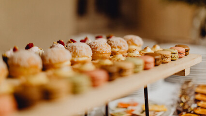 Lignes de macarons et tropéziennes