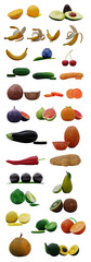 fruit and vegetable set	