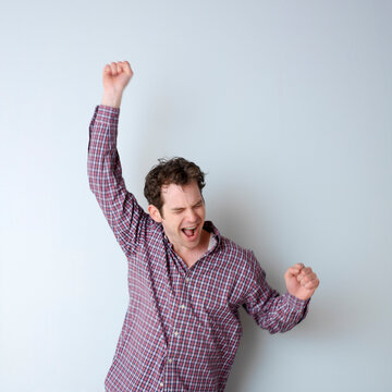 Man Cheering